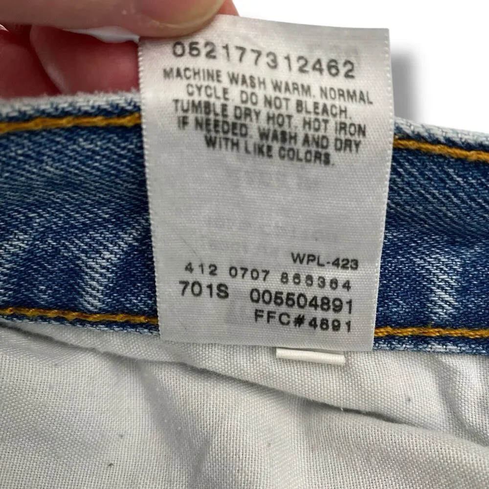 Levis 550 Jeans Straight Leg Relaxed Fit Mens 36x30 Denim Classic Workwear Y2K